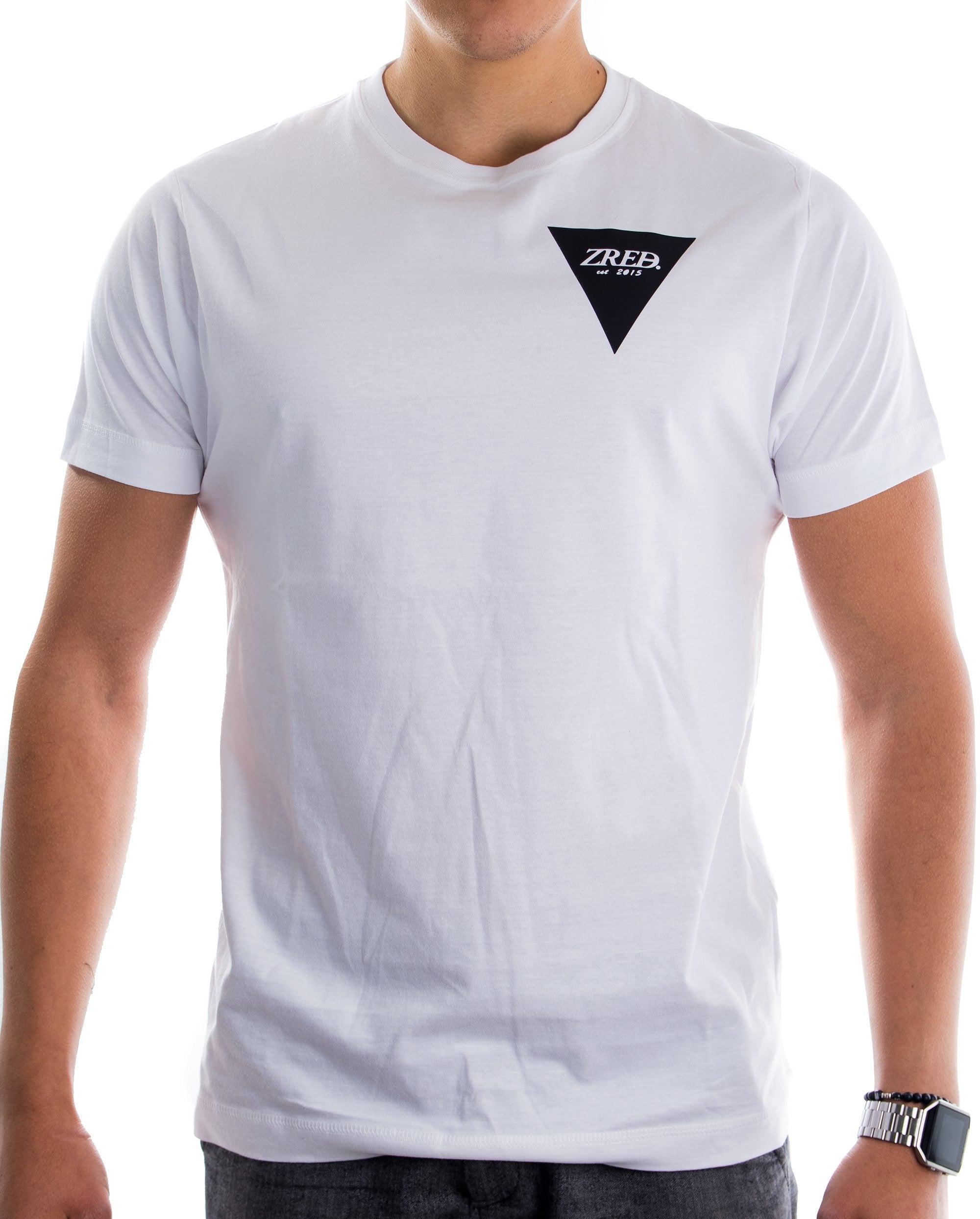 Back to Classic Shirt in white and black, featuring a relaxed fit and made from 100% cotton, perfect for casual wear.