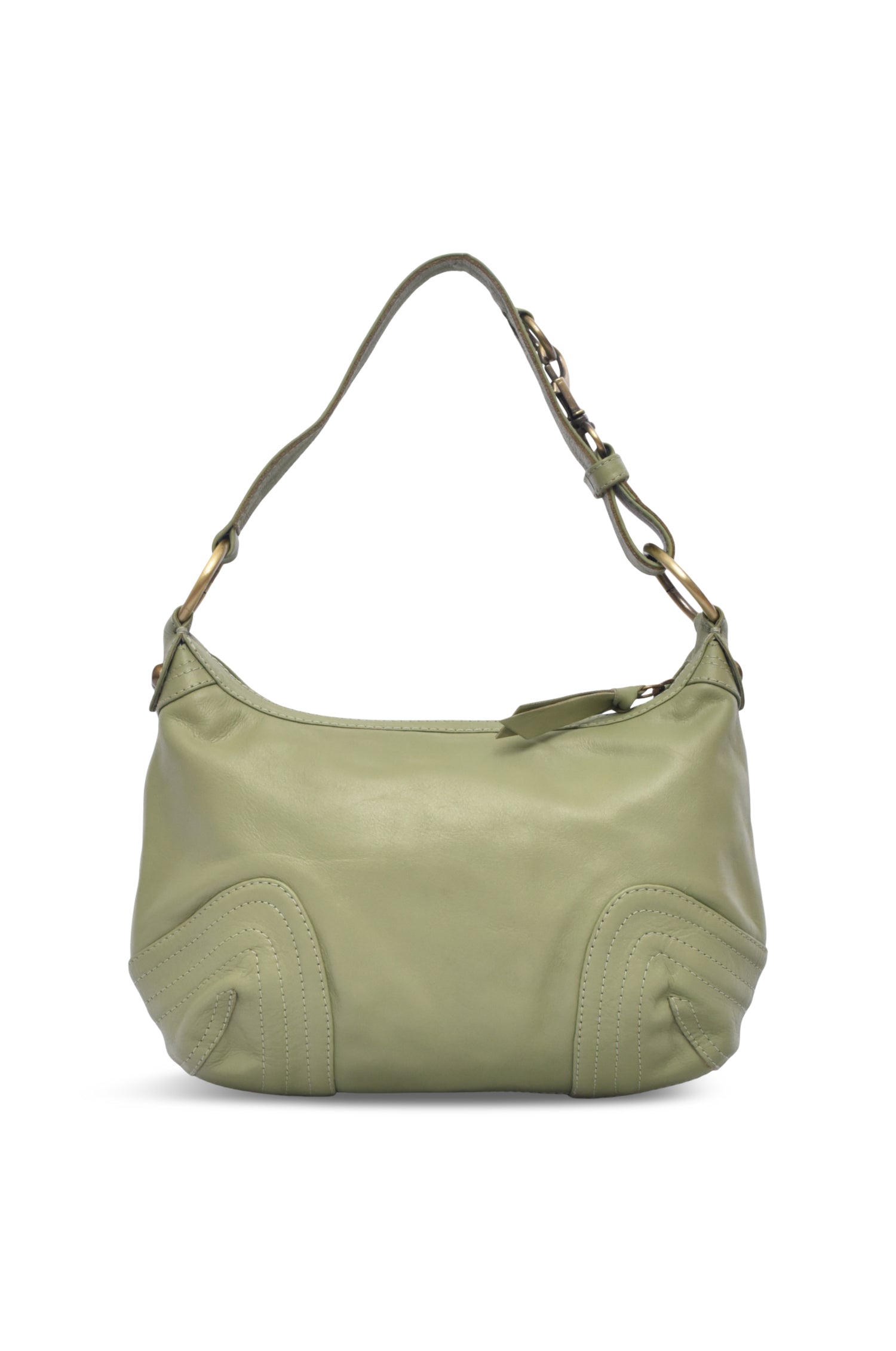 Belissima Mini Leather Shoulder Bag in high-quality leather with elegant hardware accents and a short shoulder strap.