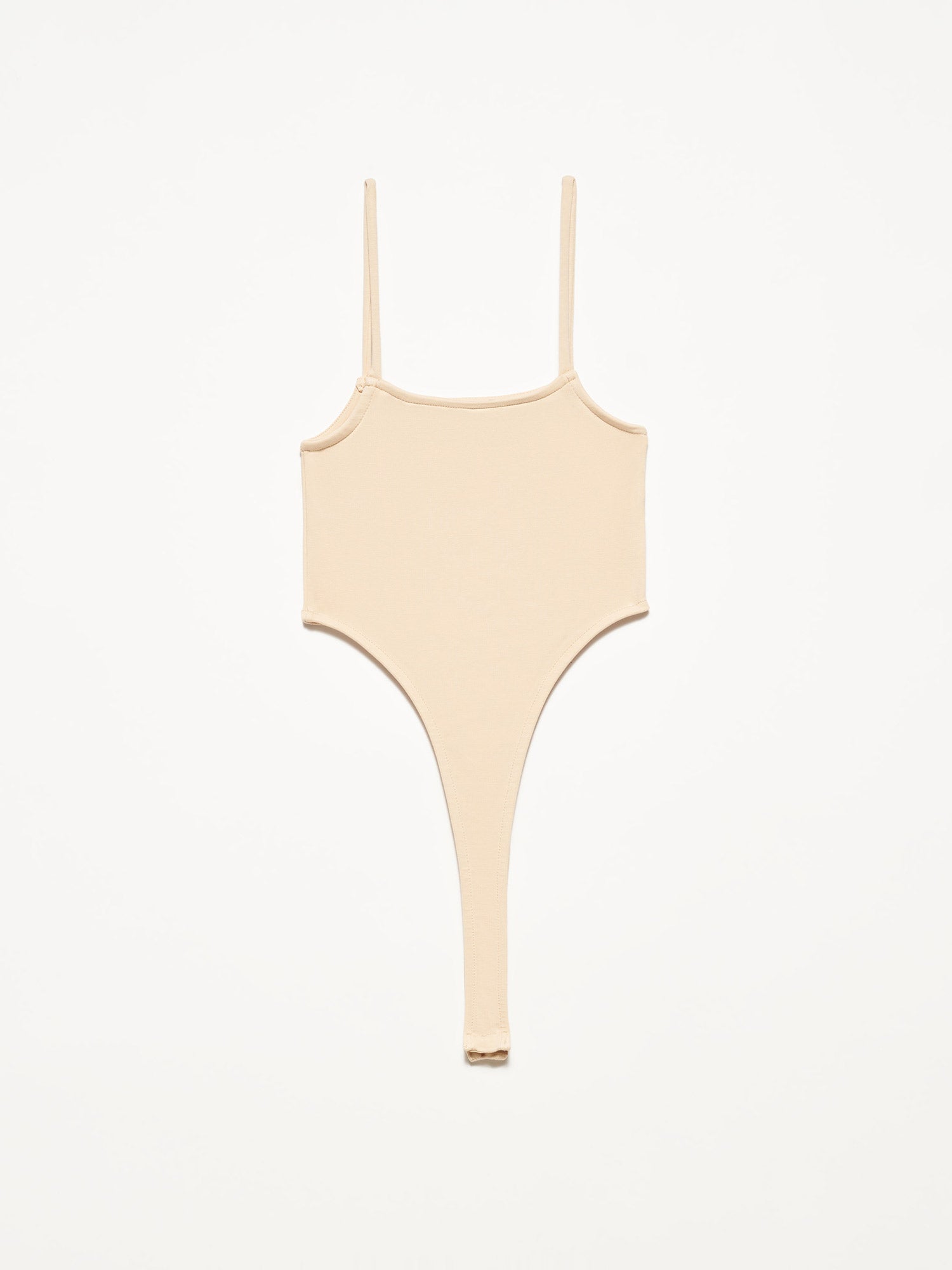 A stylish bodysuit made from 98% cotton and 2% elastane, showcasing its soft fabric and comfortable fit.