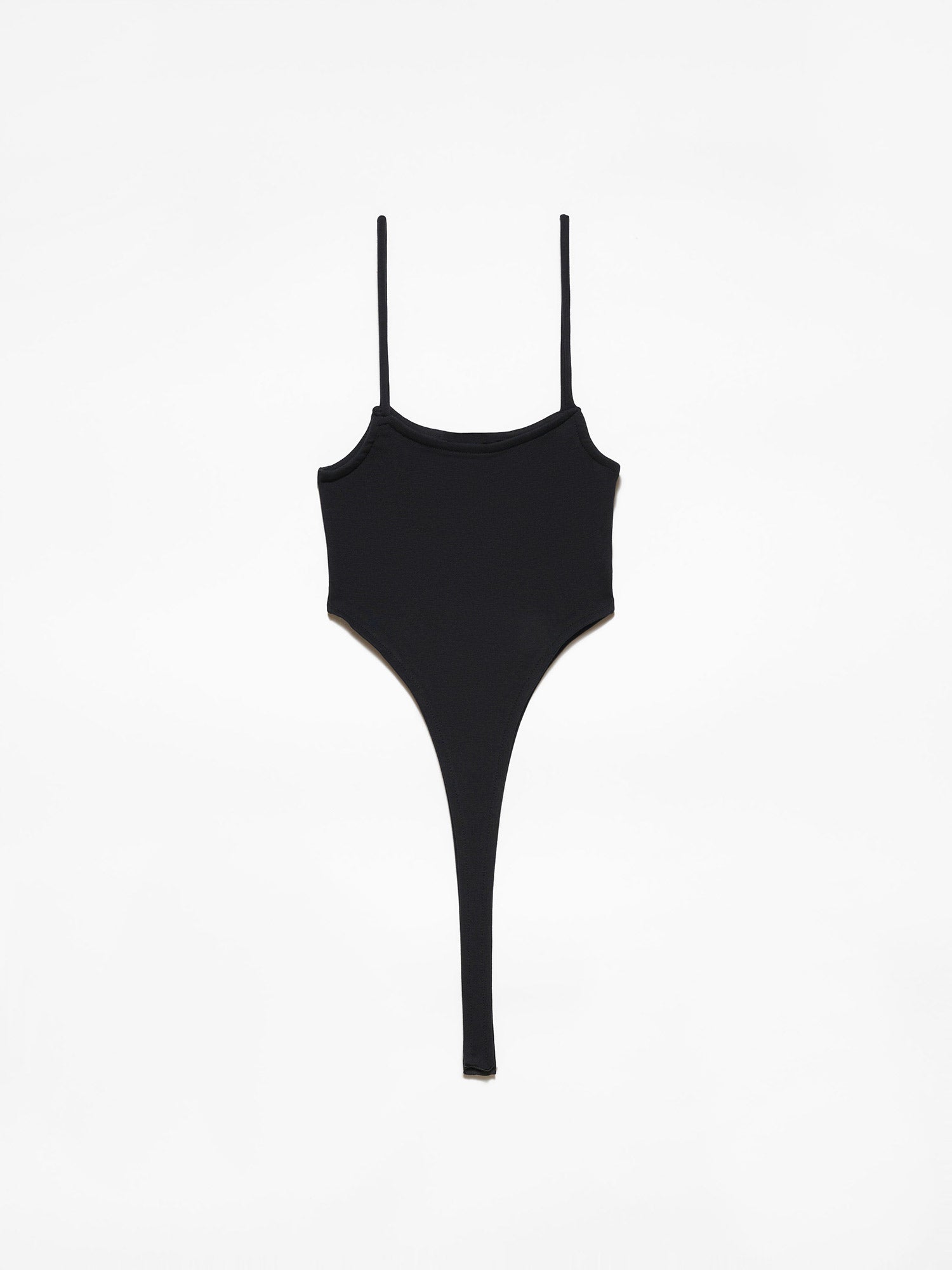 A stylish bodysuit made from 98% cotton and 2% elastane, showcasing its soft fabric and comfortable fit.