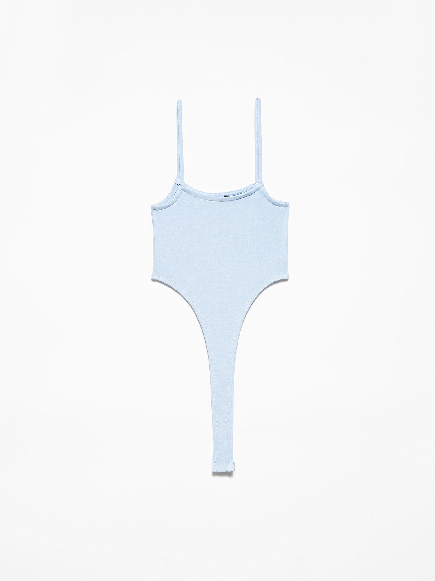 A stylish bodysuit made from 98% cotton and 2% elastane, showcasing its soft fabric and comfortable fit.