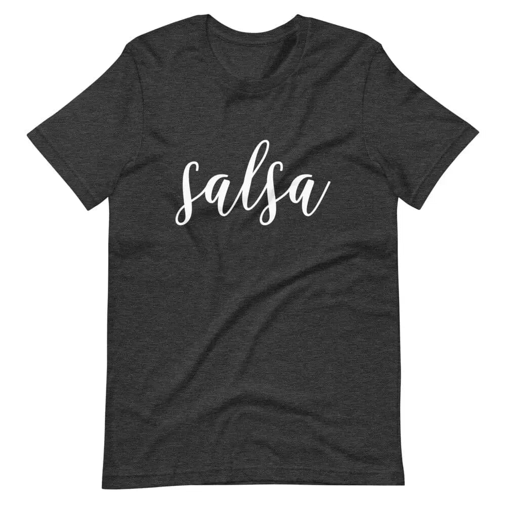 Chips - Salsa V2 Couples Tee in various colors, showcasing soft fabric and stylish design.