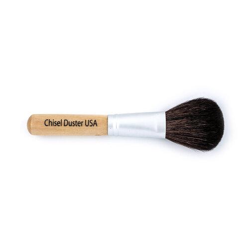 A 100% natural Chisel Duster Brush with soft bristles and ergonomic handle, ideal for delicate cleaning tasks.