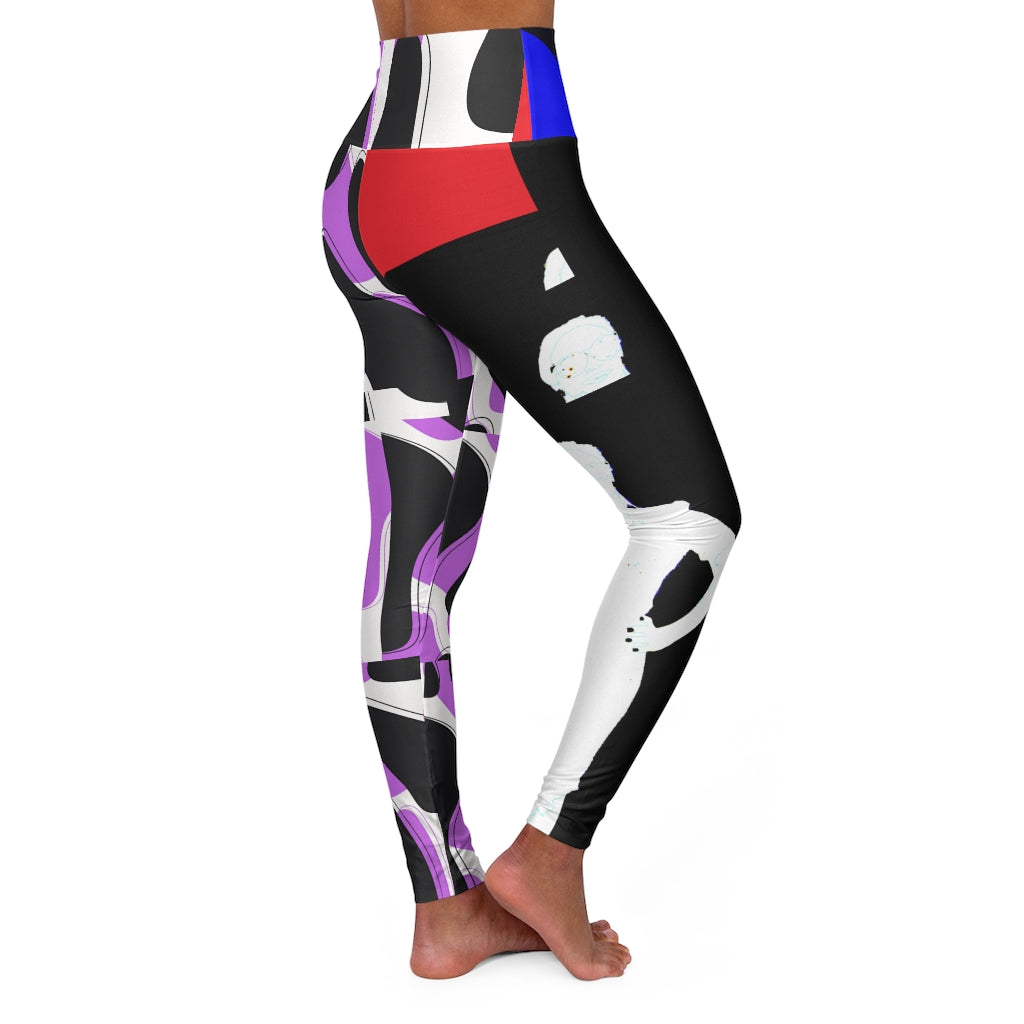 Connected Yoga Legging bythelionbody in a stylish design, featuring a high-waisted fit and color-matched seams, perfect for workouts and casual wear.