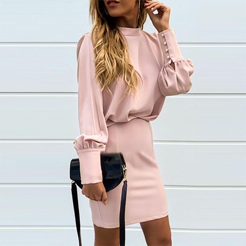 Conmoto pink solid sexy club dress for women, featuring a backless design and bodycon fit, perfect for winter outings.