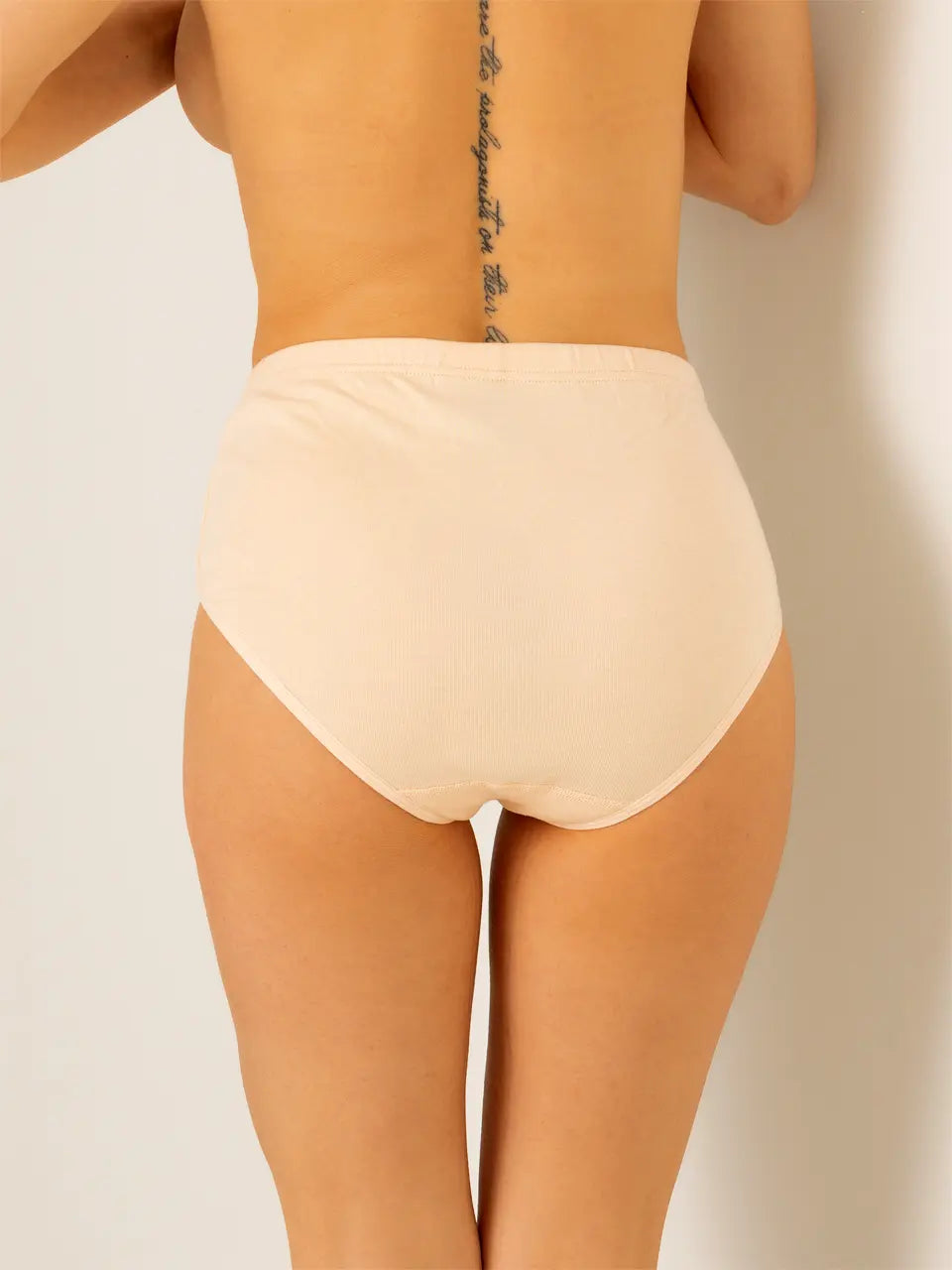 Cotton Mid Waist Brief Ladies Panty in various colors, showcasing soft fabric and comfortable design.