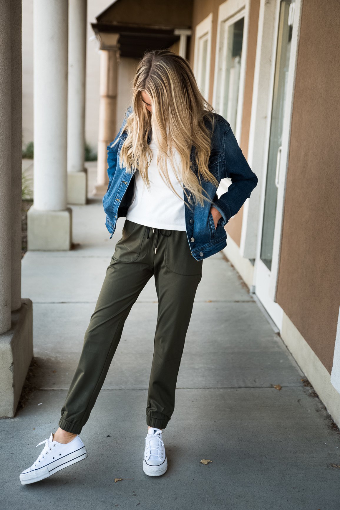 DT Magic Mid-weight Joggers in Moss Green featuring a drawstring waist and pockets, perfect for casual wear and workouts.