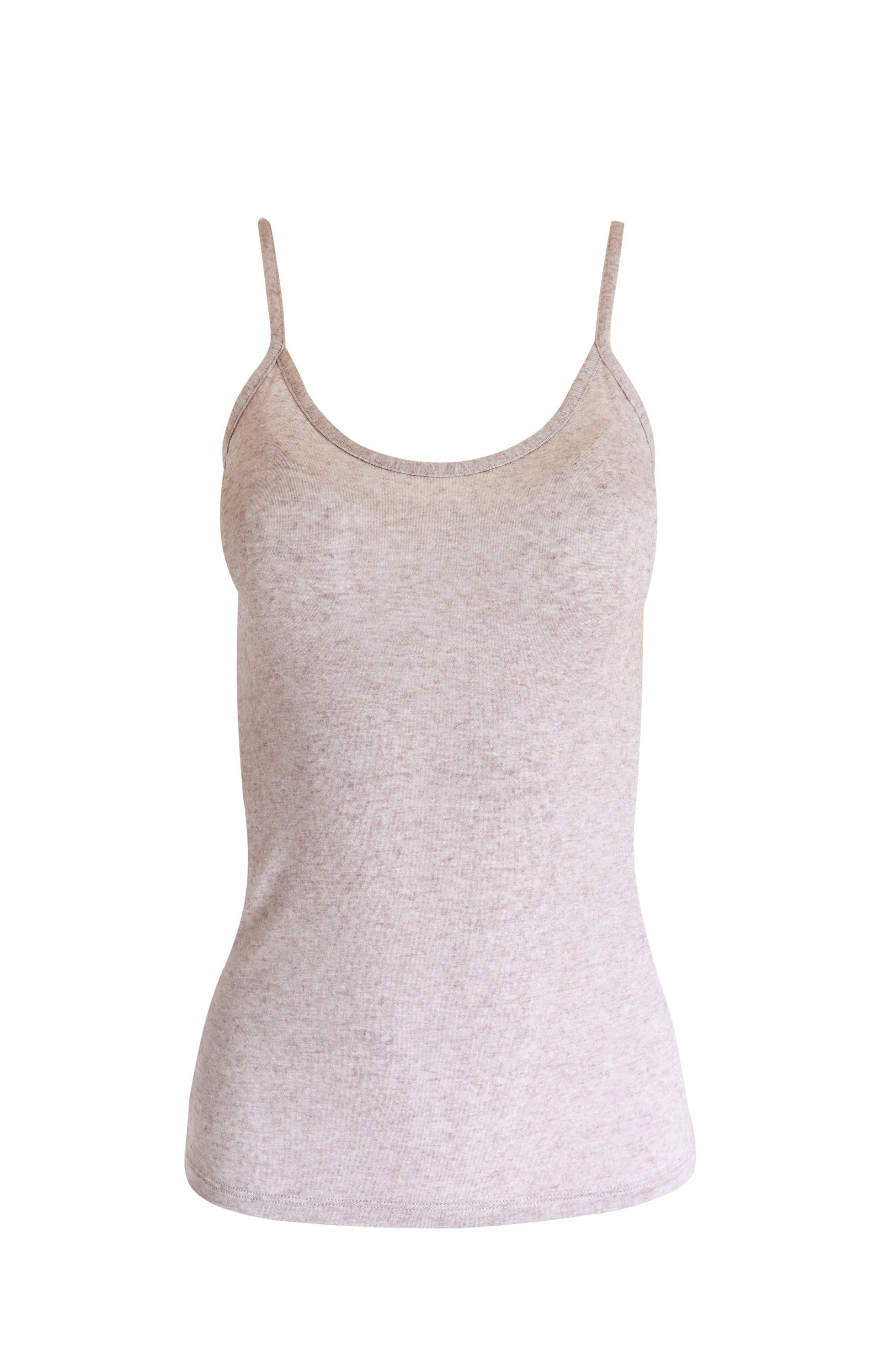 EGI Exclusive Women's Modal Cashmere Blend Cami in soft fabric, showcasing its luxurious design and Italian craftsmanship.