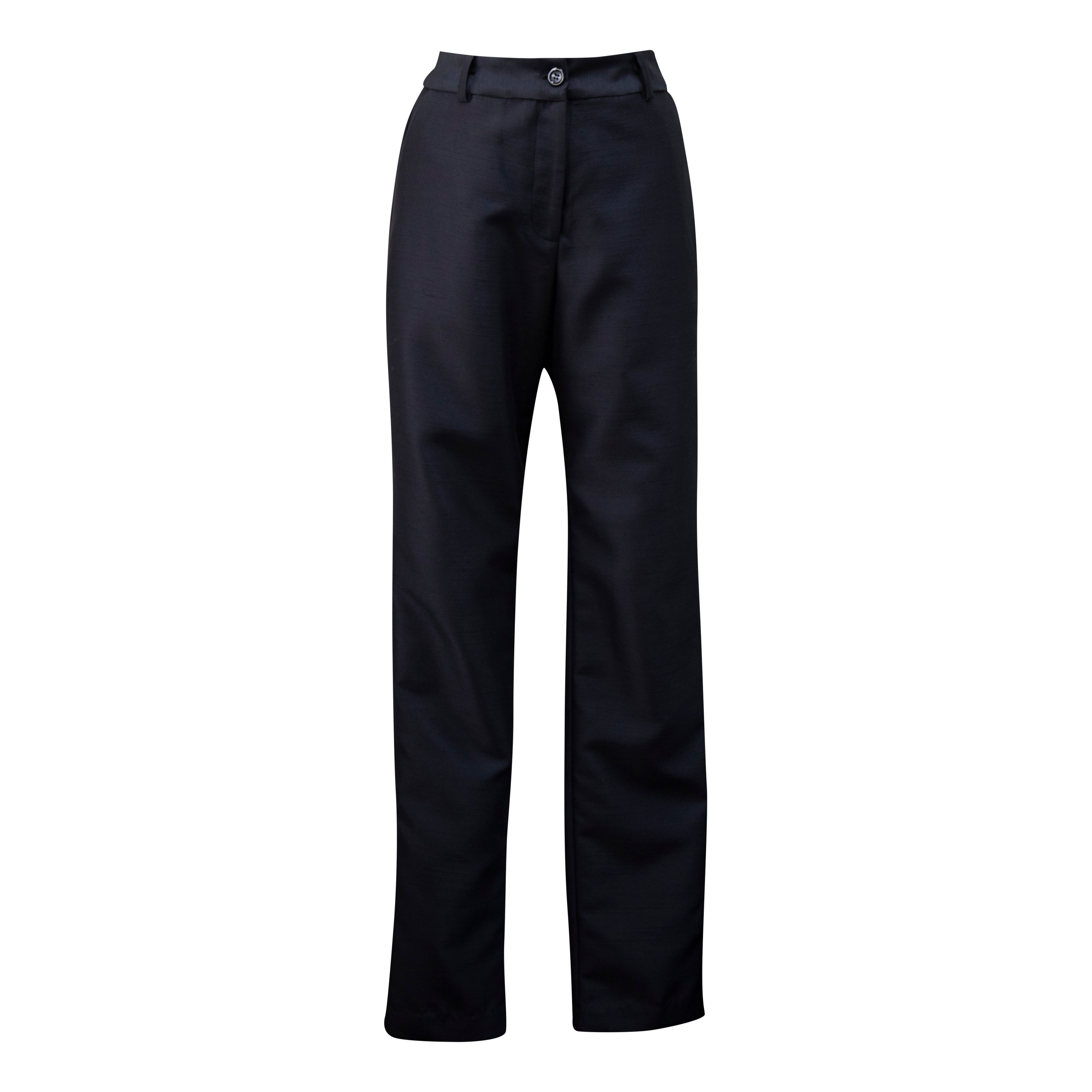 Elegant skinny pants in black, showcasing a sleek design and high-quality fabric, perfect for versatile styling.