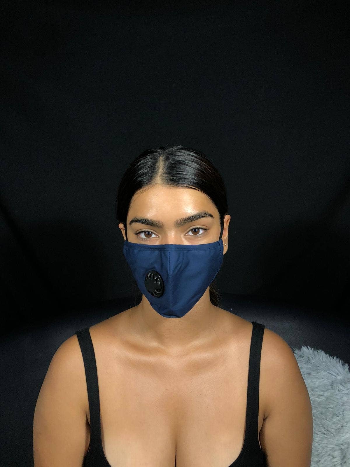 Miss Nikky Face Mask with Valve, PM2.6 resistant, designed for comfort and protection against dust and pathogens.