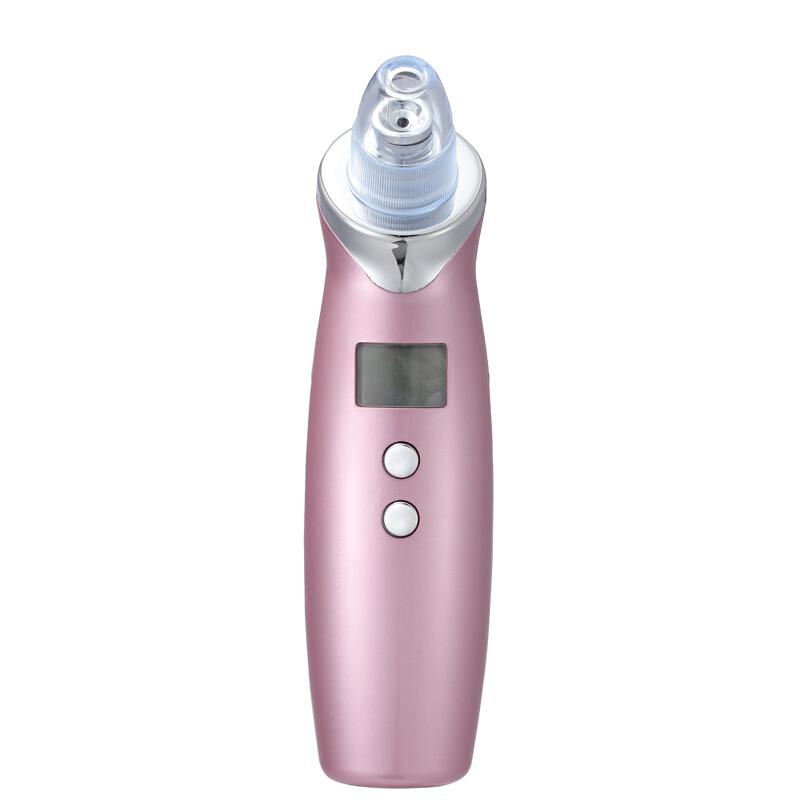 Face Pore Cleaner Blackhead Remover Vacuum with LCD display, designed for effective blackhead removal and skin exfoliation.