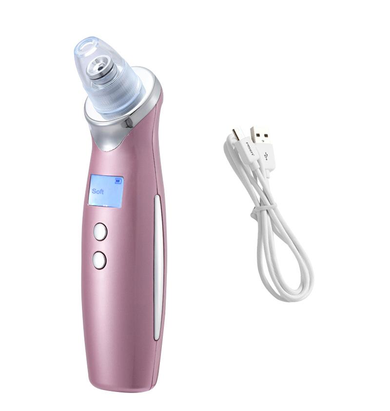 Face Pore Cleaner Blackhead Remover Vacuum with LCD display, designed for effective blackhead removal and skin exfoliation.