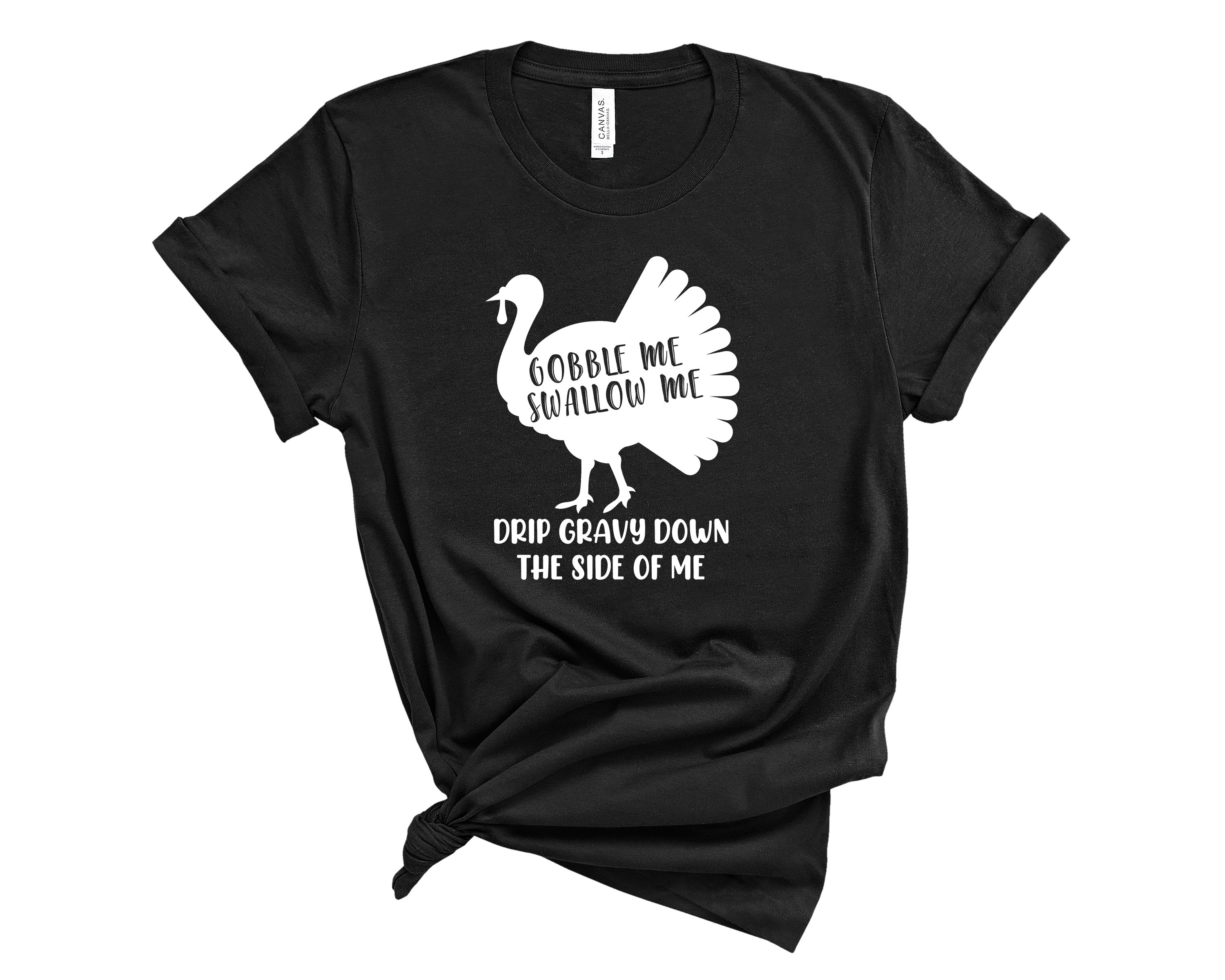 A stylish Gobble Me Swallow Me Tee featuring a unique design, perfect for casual wear.