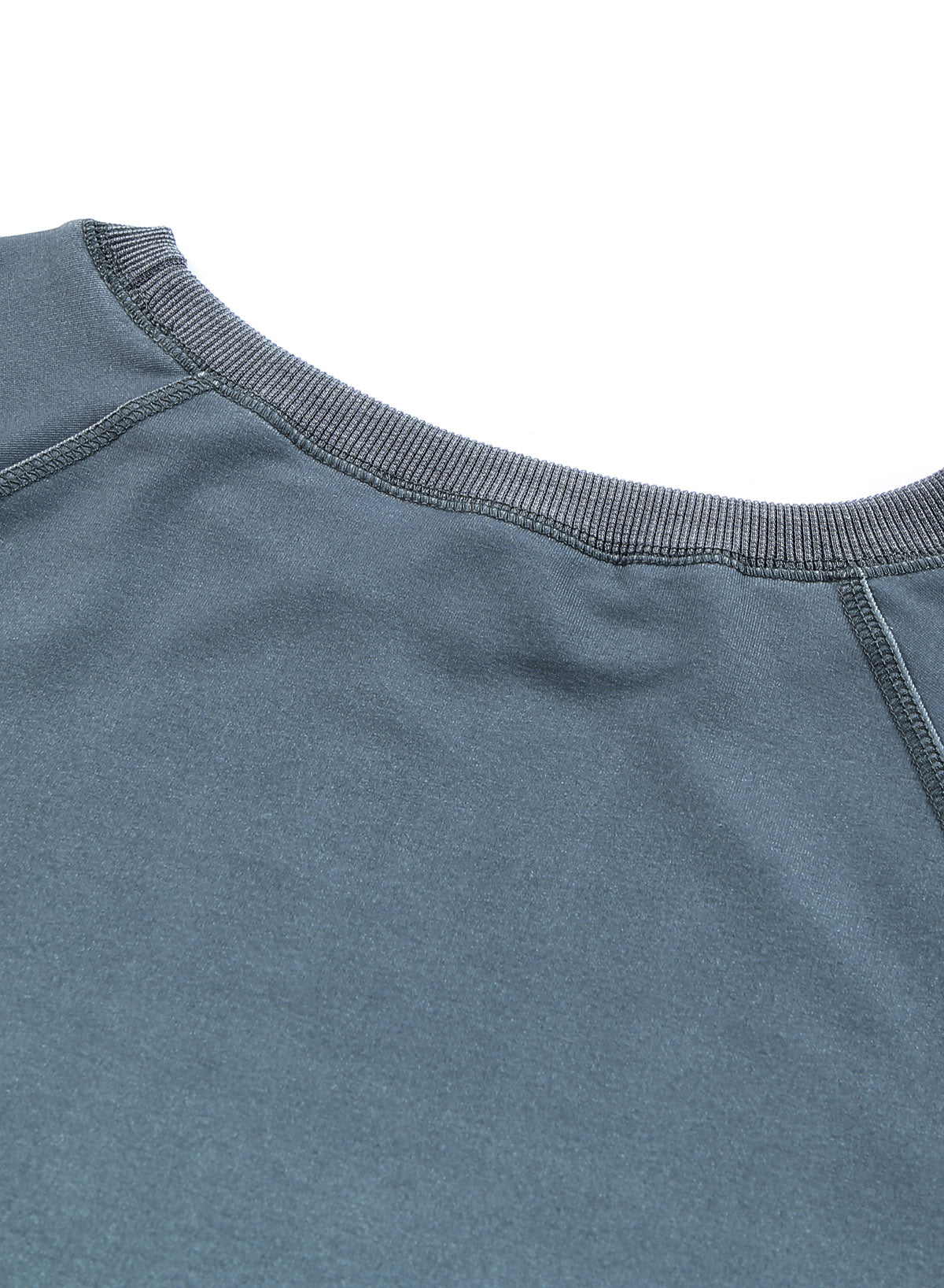 Gradient Raglan Sleeve Round Neck Sweatshirt displayed in a flat lay style, showcasing its unique gradient pattern and casual design.