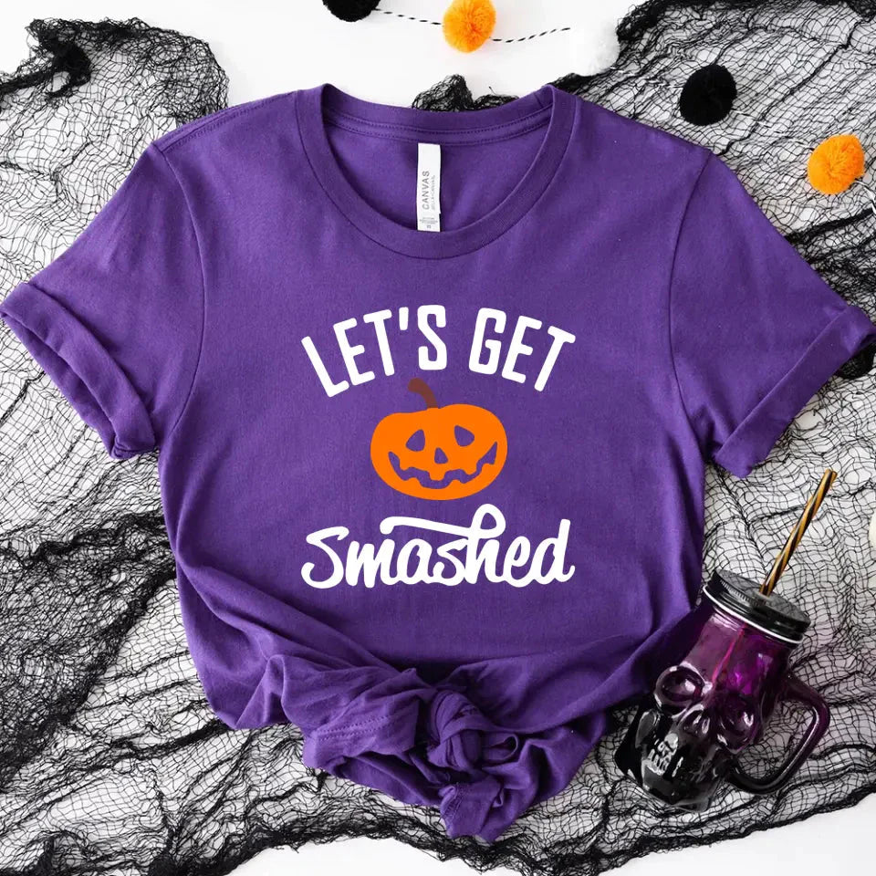 A stylish Haunted Humor Halloween Couples Tee featuring a fun design, perfect for besties and couples celebrating Halloween together.