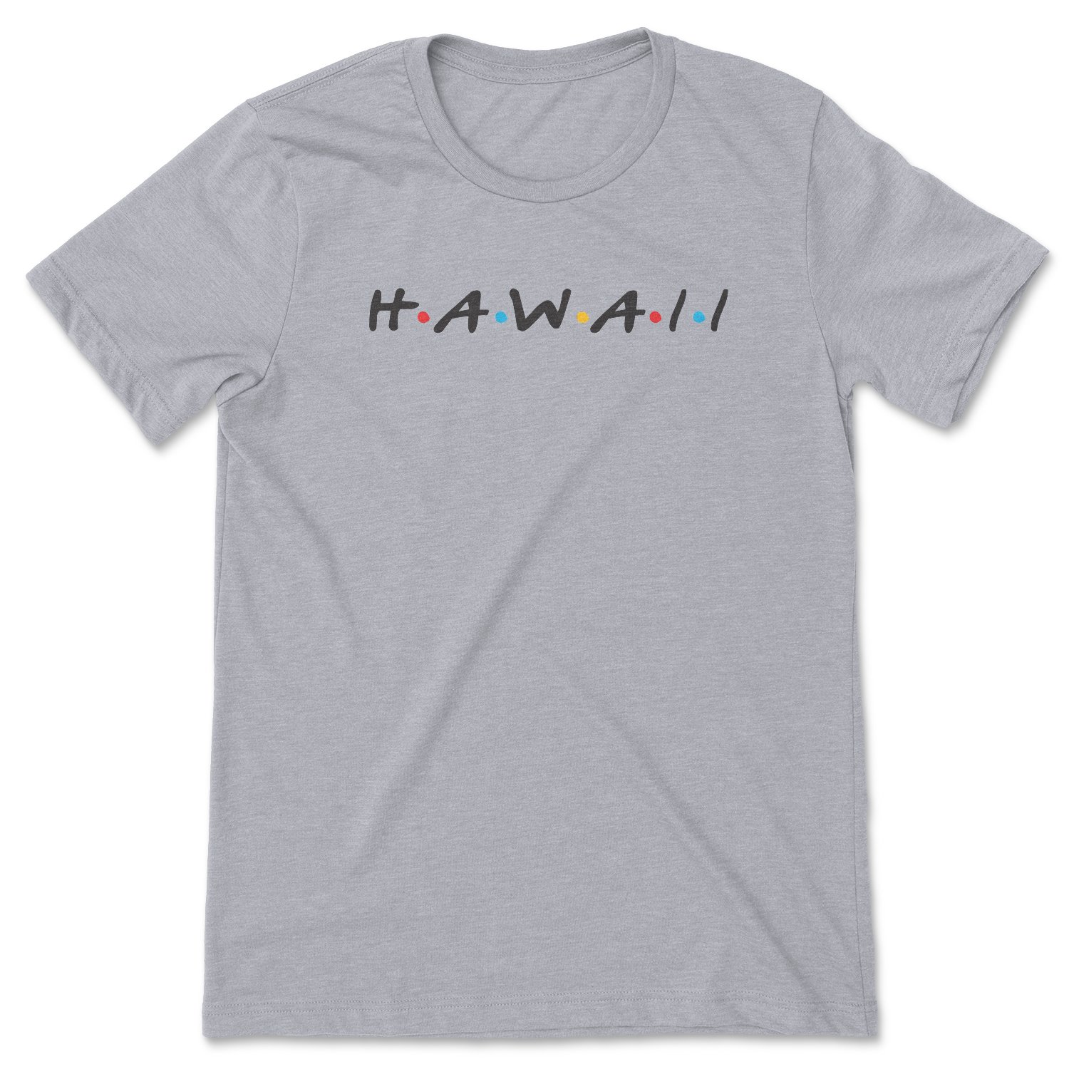 Hawaii Friends Tee featuring vibrant colors and a comfortable unisex fit, perfect for fans of the show.