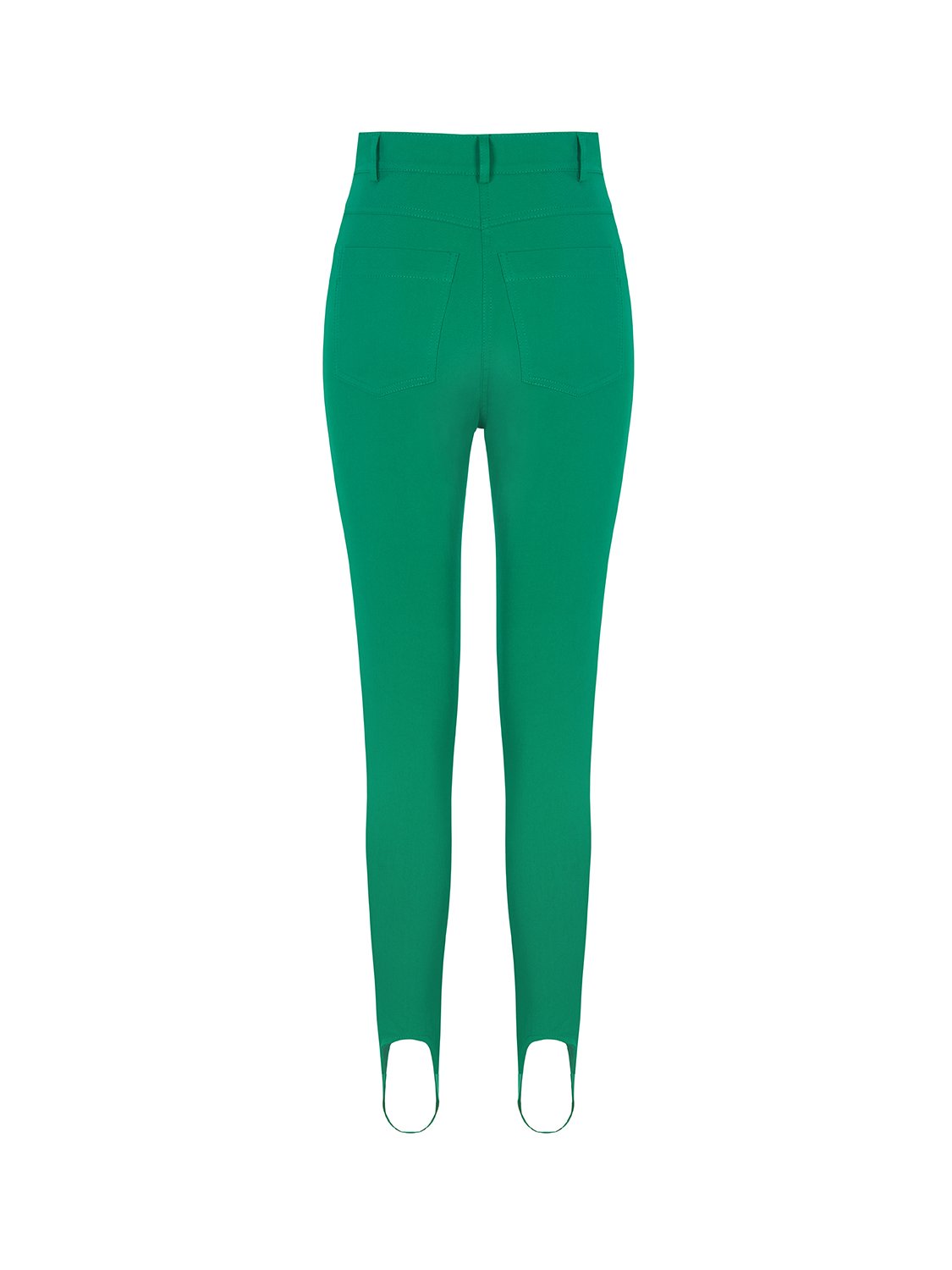 High-Waisted Stirrup Leggings featuring back pockets and stylish stirrup design, perfect for a trendy look.