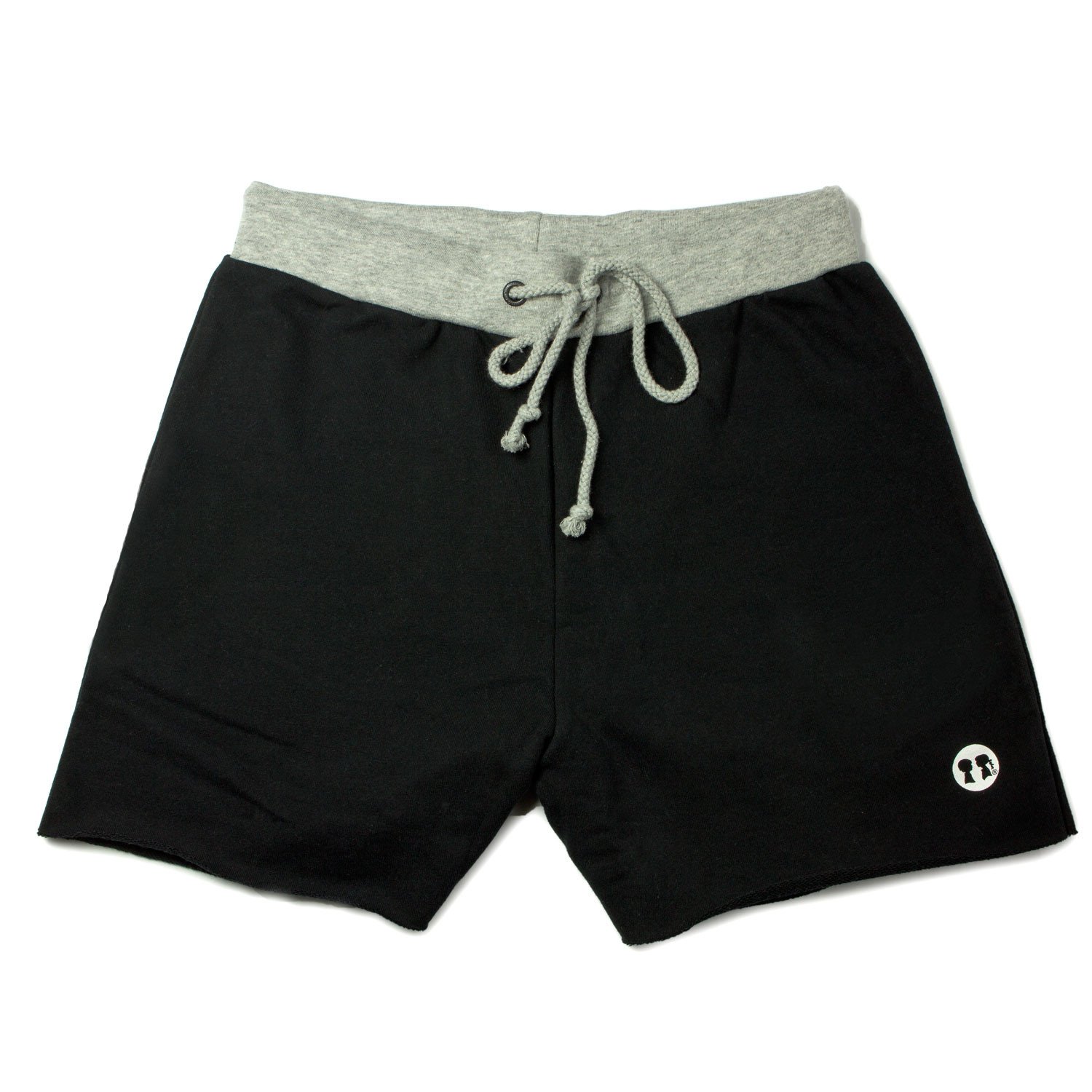 A pair of stylish 'Icon' Jogger Shorts featuring an adjustable drawstring waist, perfect for casual weekend wear.