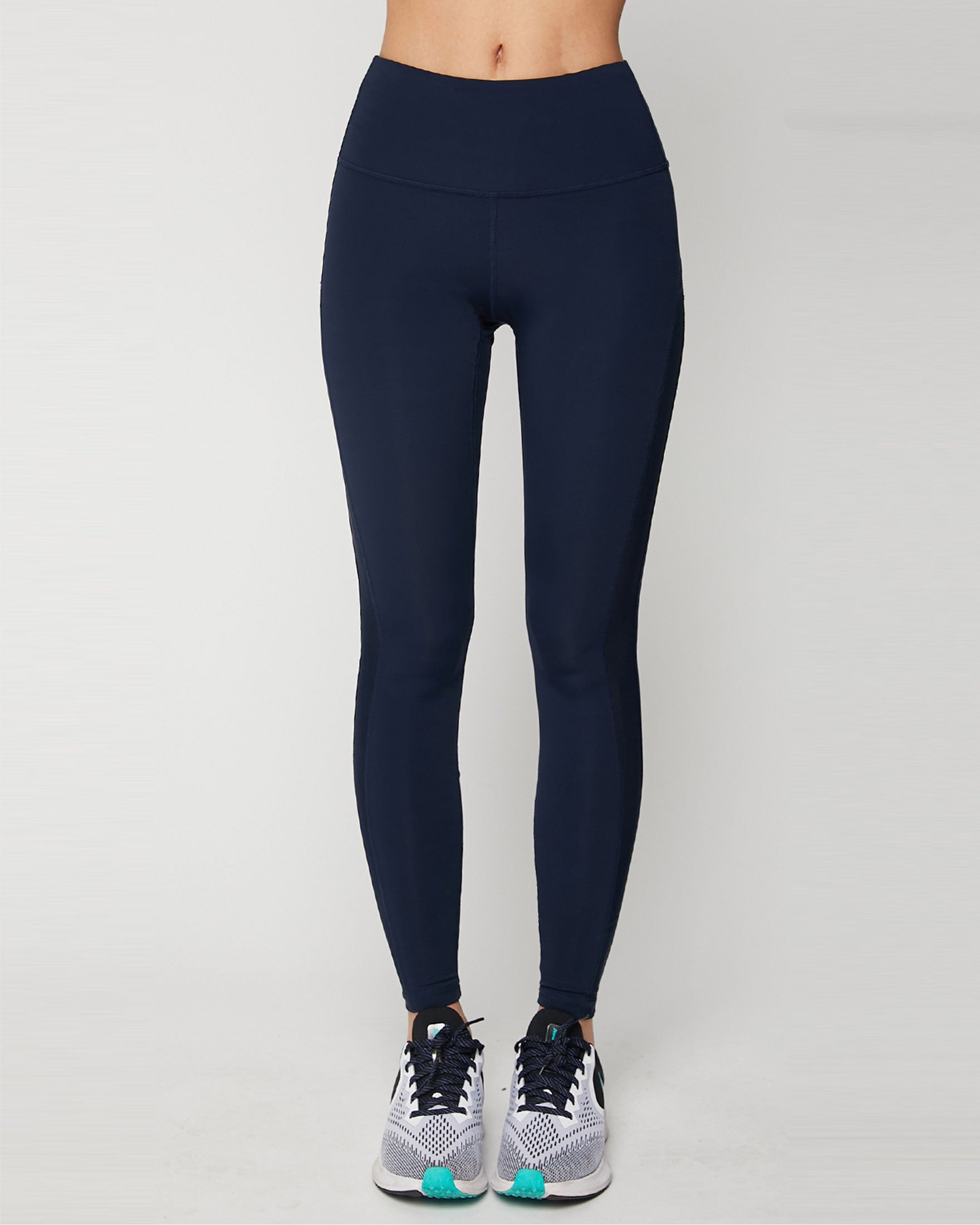 Incline Silkiflex™ Leggings in high waist design featuring side mesh detail, perfect for workouts and casual wear.