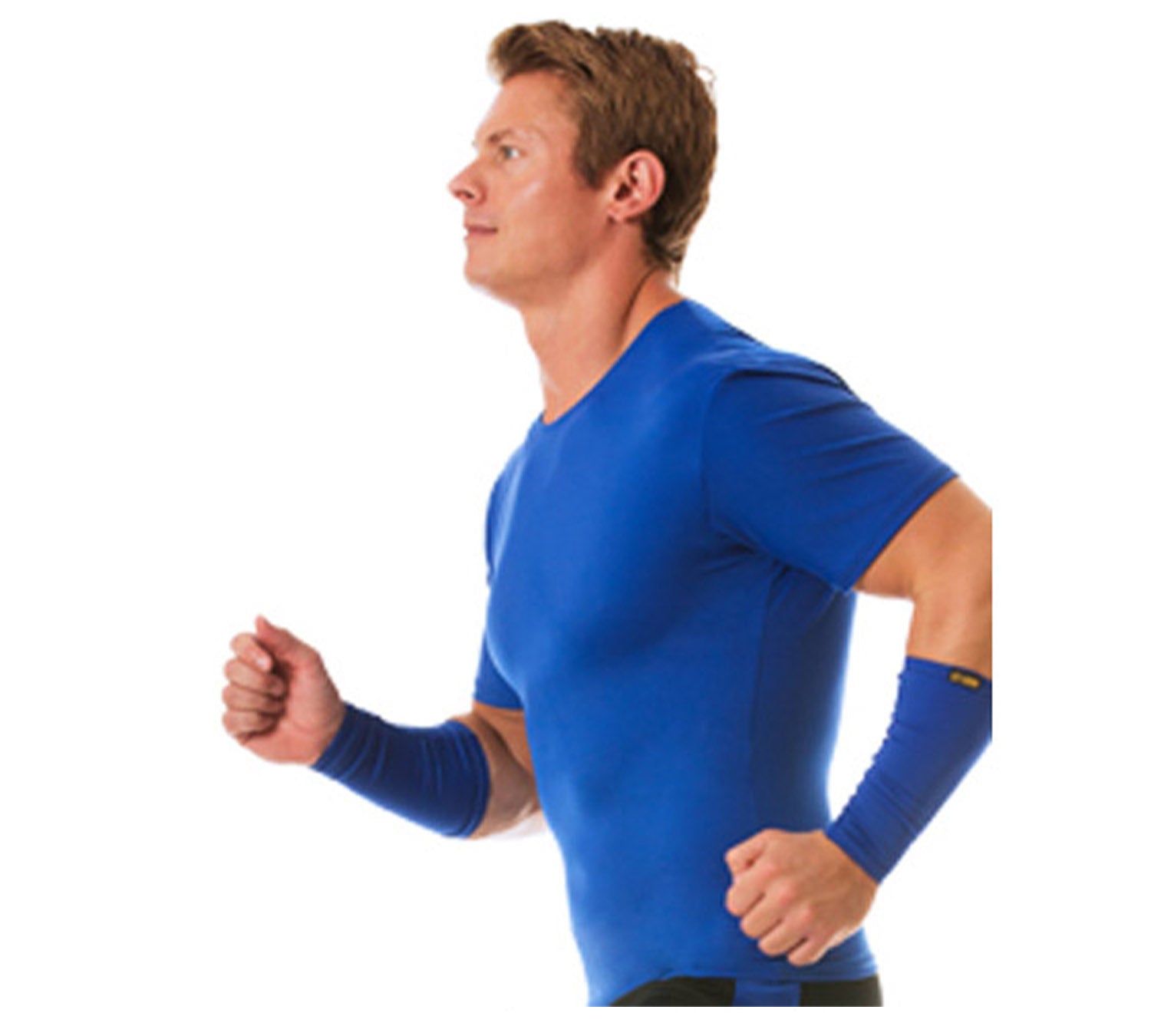 Insta Slim Unisex Compression Elbow and Forearm Sleeves AS60031, designed for comfort and support during activities.