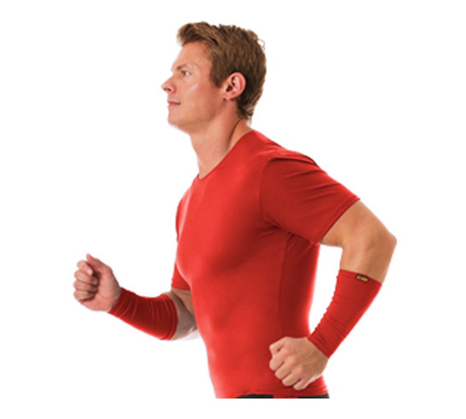 Insta Slim Unisex Compression Elbow and Forearm Sleeves AS60031, designed for comfort and support during activities.