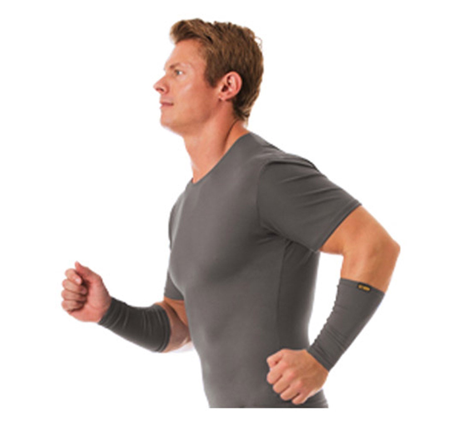 Insta Slim Unisex Compression Elbow and Forearm Sleeves AS60031, designed for comfort and support during activities.