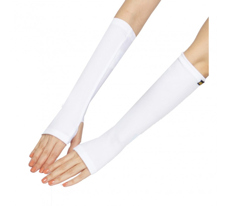 Insta Slim Unisex High Compression Long Wrist Guards AS60051, designed for comfort and support during activities, featuring a sleek design and durable fabric.