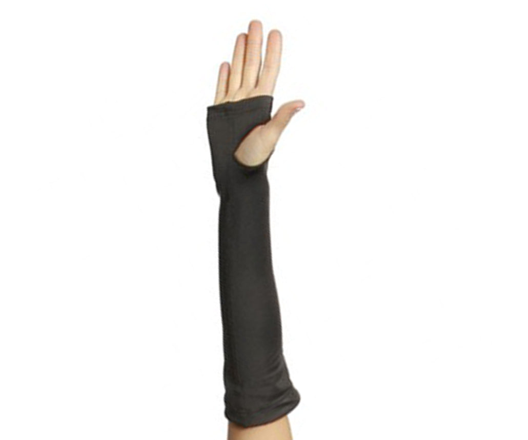 Insta Slim Unisex High Compression Long Wrist Guards AS60051, designed for comfort and support during activities, featuring a sleek design and durable fabric.