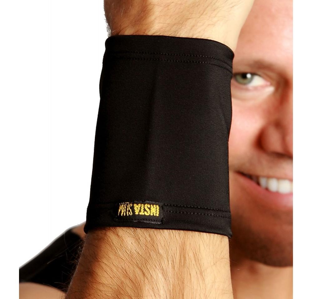 Insta Slim Unisex High Compression Wrist Cuffs AS60041, designed for comfort and support, suitable for daily activities and sports.