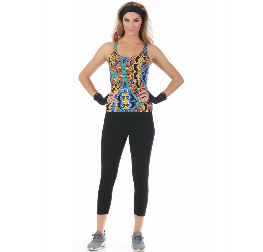 InstantFigure Activewear Cotton Lycra Casual Crop Pant in a stylish design, showcasing the above-the-ankle cut and comfortable fabric blend.