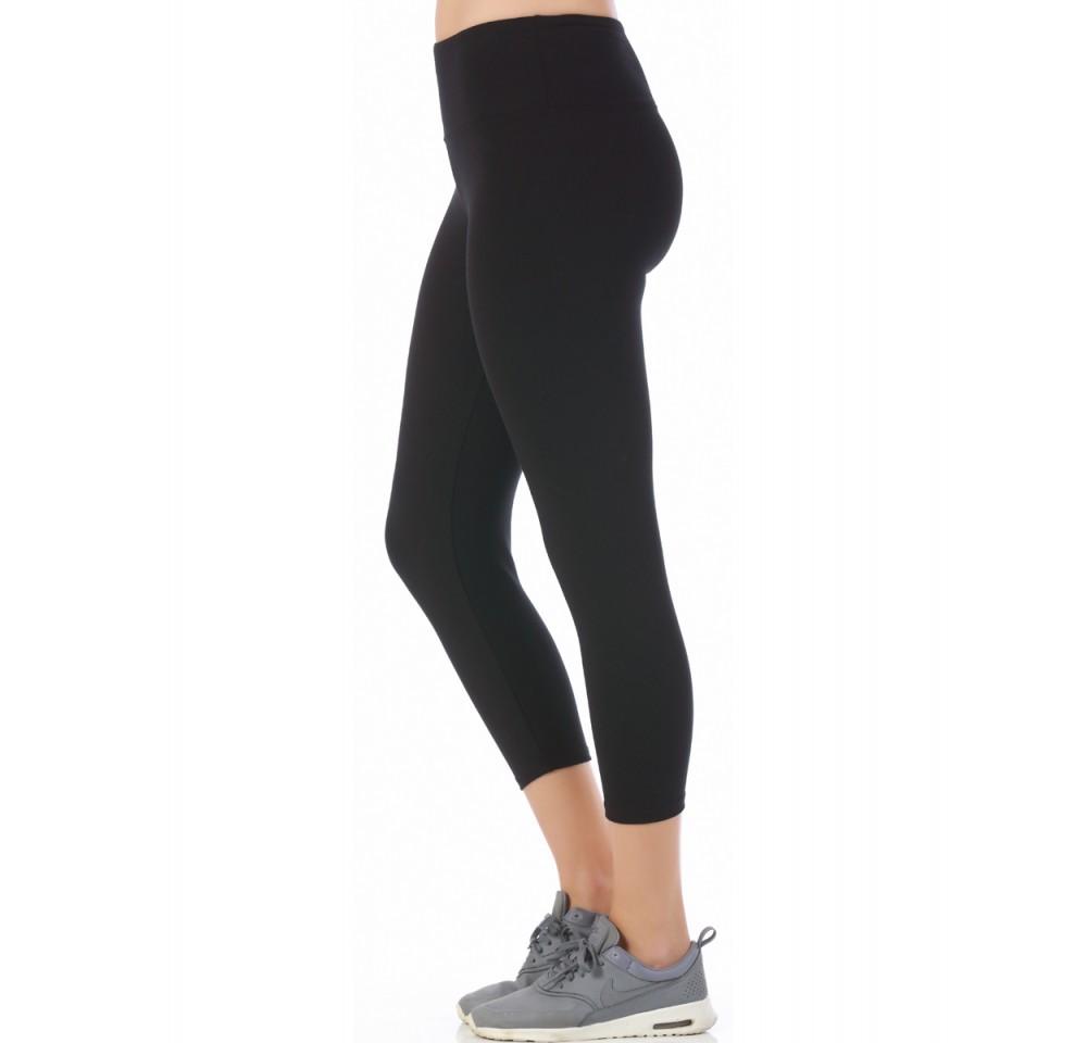 InstantFigure Activewear Cotton Lycra Casual Crop Pant in a stylish design, showcasing the above-the-ankle cut and comfortable fabric blend.