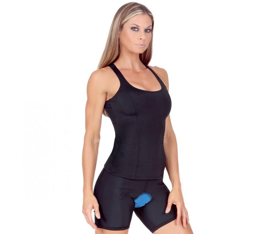 InstantFigure Cycling Compression Padded Bike Shorts AWS011 featuring ergonomic padding and stylish design for women cyclists.