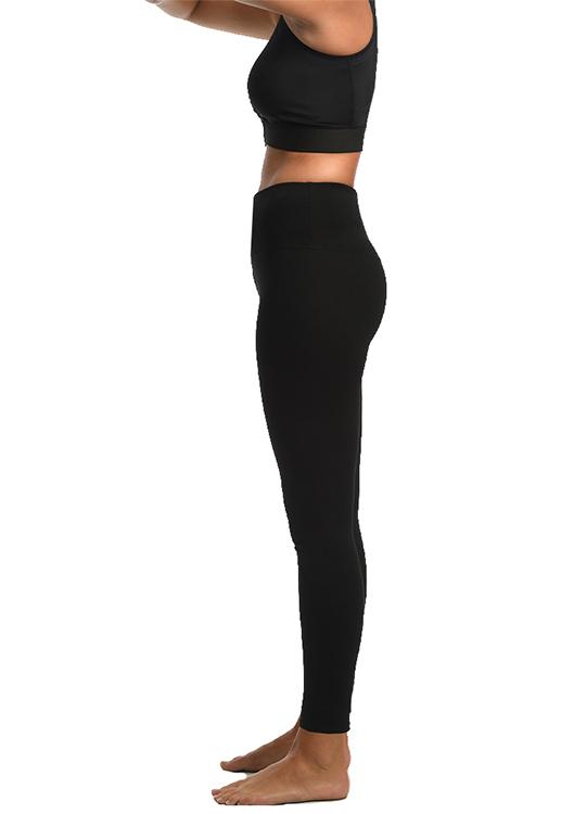 InstantFigure Hi-Waist Stretch Leggings 168PL028 in various colors, showcasing the high-waist design and seamless construction.