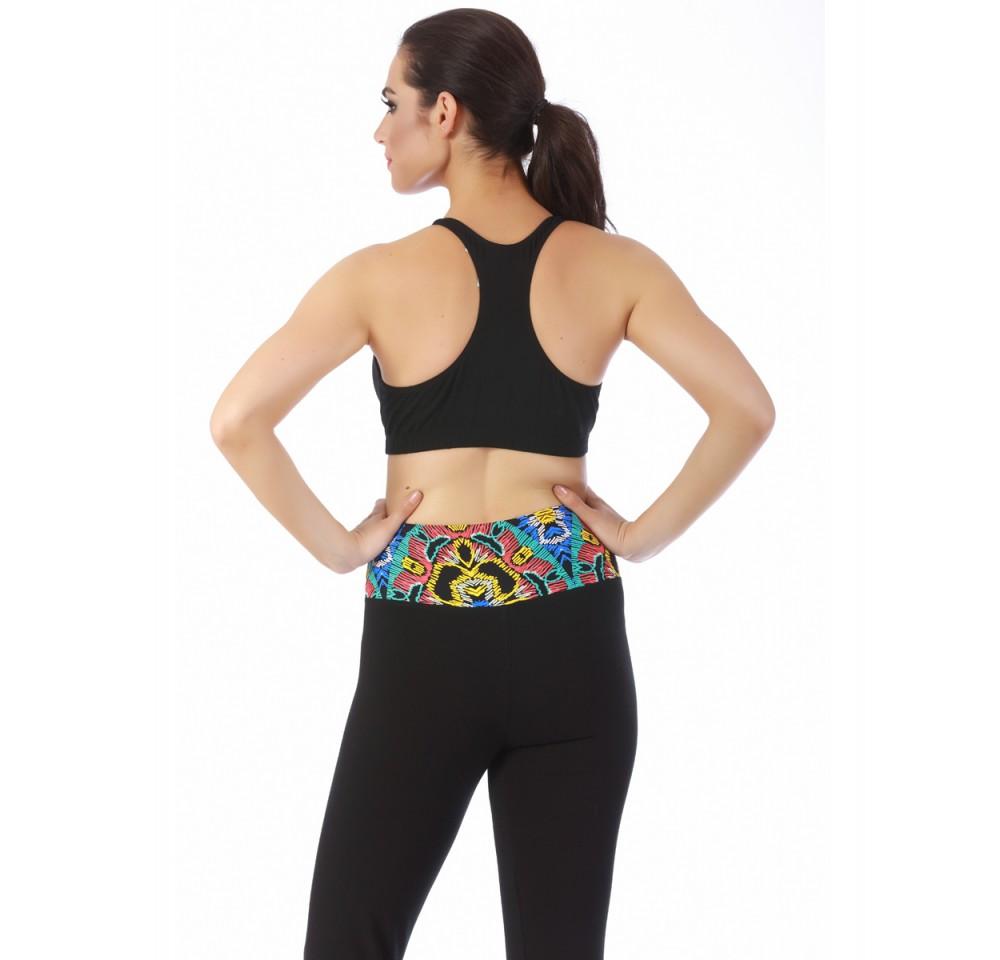 InstantFigure Racerback Crop Top in solid color, showcasing sleeveless design and racerback style, perfect for sporty looks.