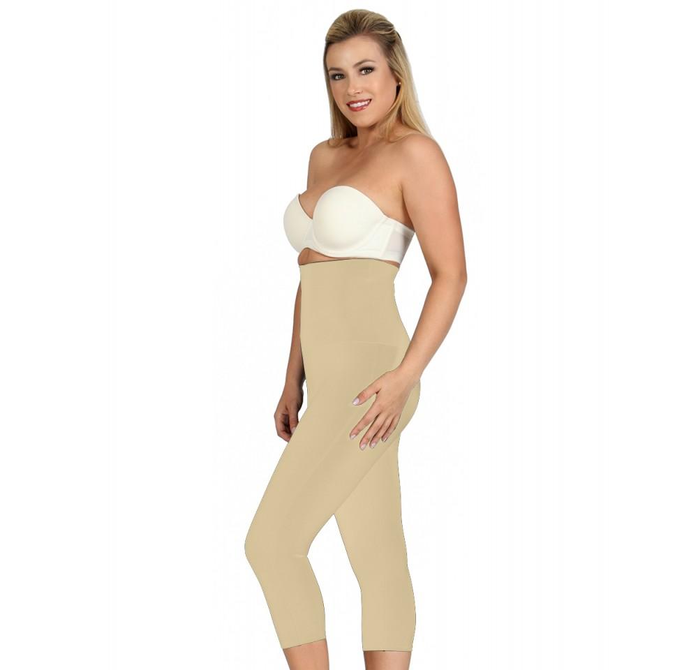 InstantRecoveryMD short leggings with side zipper, designed for post-surgery recovery, featuring soft fabric and compression support.