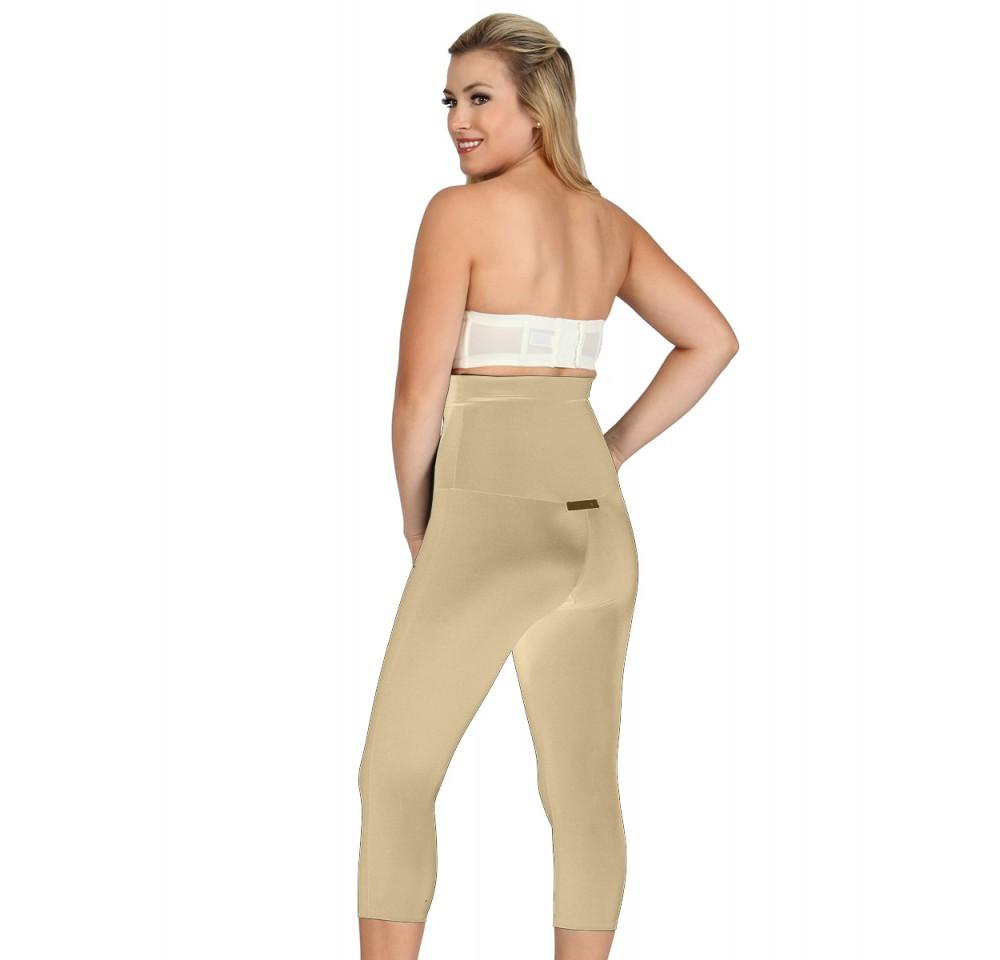 InstantRecoveryMD short leggings with side zipper, designed for post-surgery recovery, featuring soft fabric and compression support.