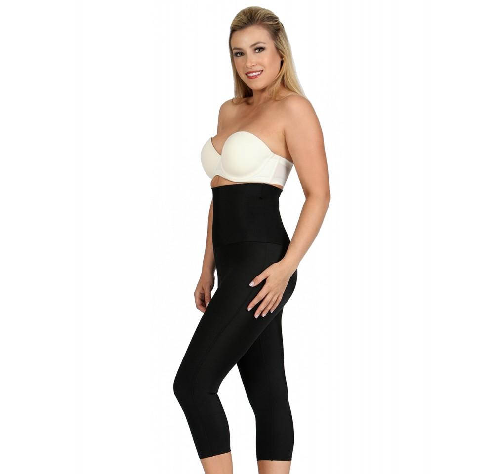 InstantRecoveryMD short leggings with side zipper, designed for post-surgery recovery, featuring soft fabric and compression support.