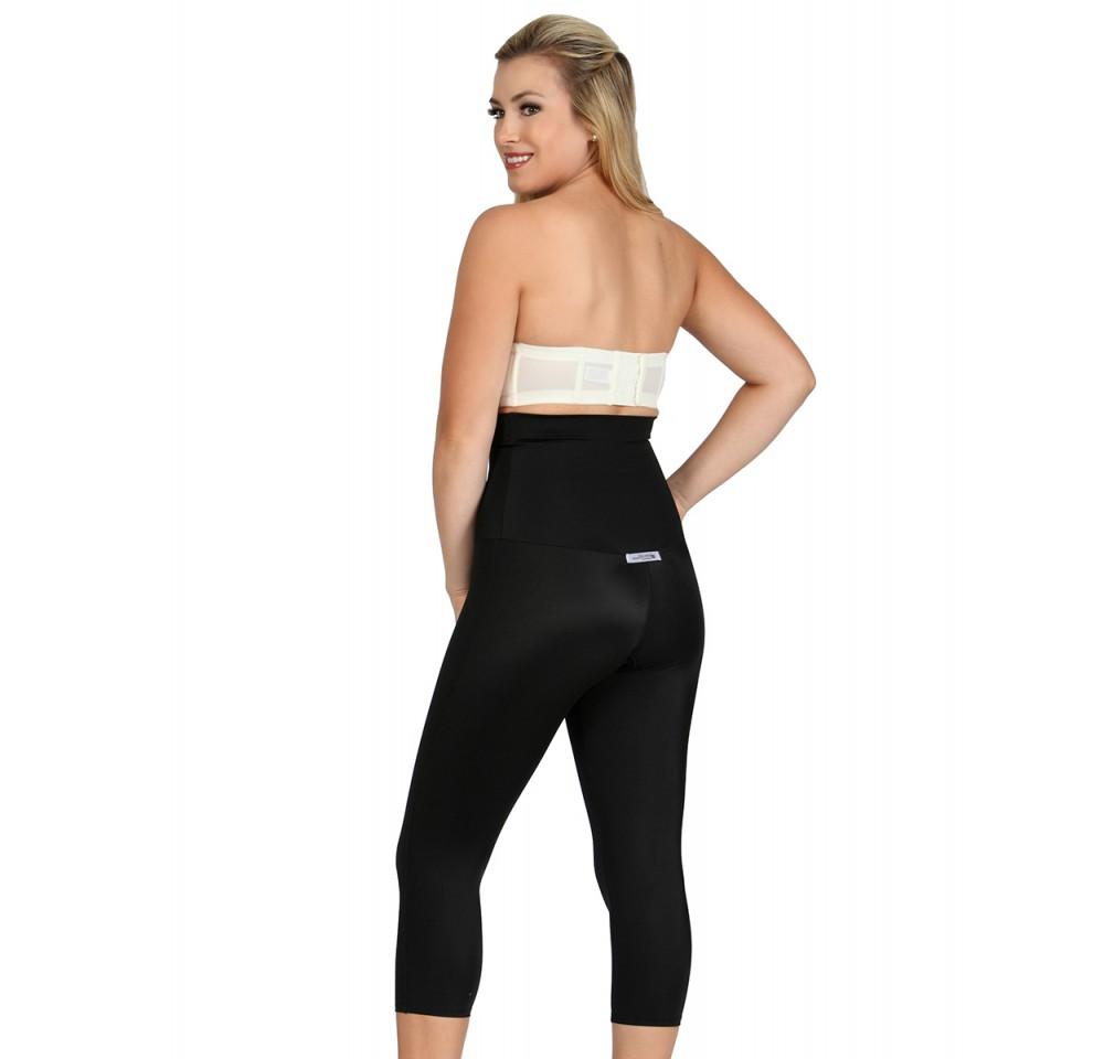 InstantRecoveryMD short leggings with side zipper, designed for post-surgery recovery, featuring soft fabric and compression support.