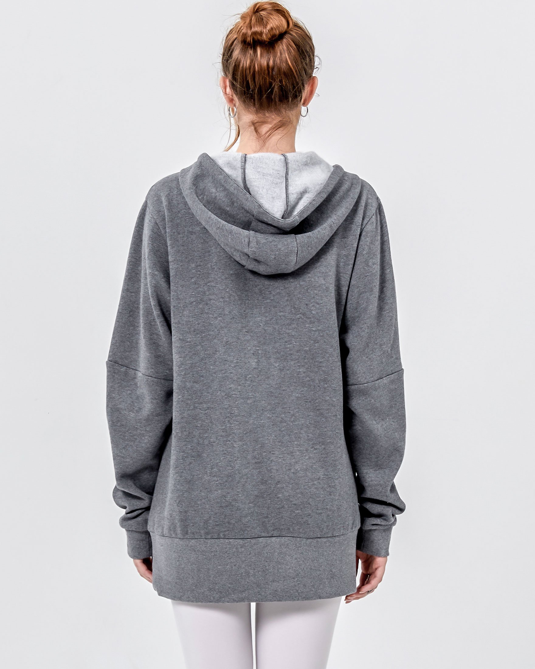 A cozy Keep Warm Fleece Hoodie in a stylish design, showcasing its soft fabric and spacious hood.