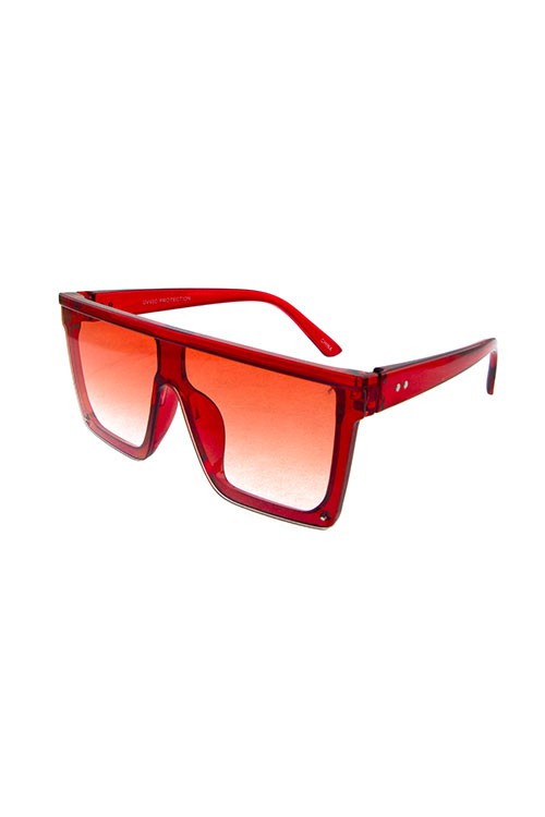 Colorful square plastic sunglasses for kids, featuring UV400 protection and a playful design.