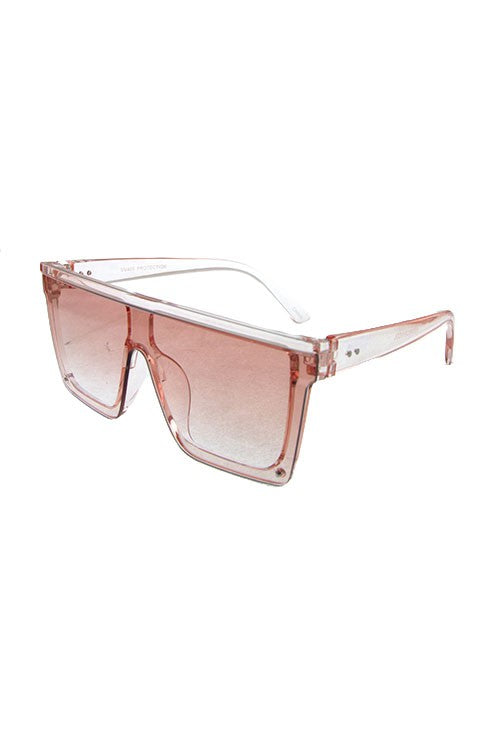 Colorful square plastic sunglasses for kids, featuring UV400 protection and a playful design.