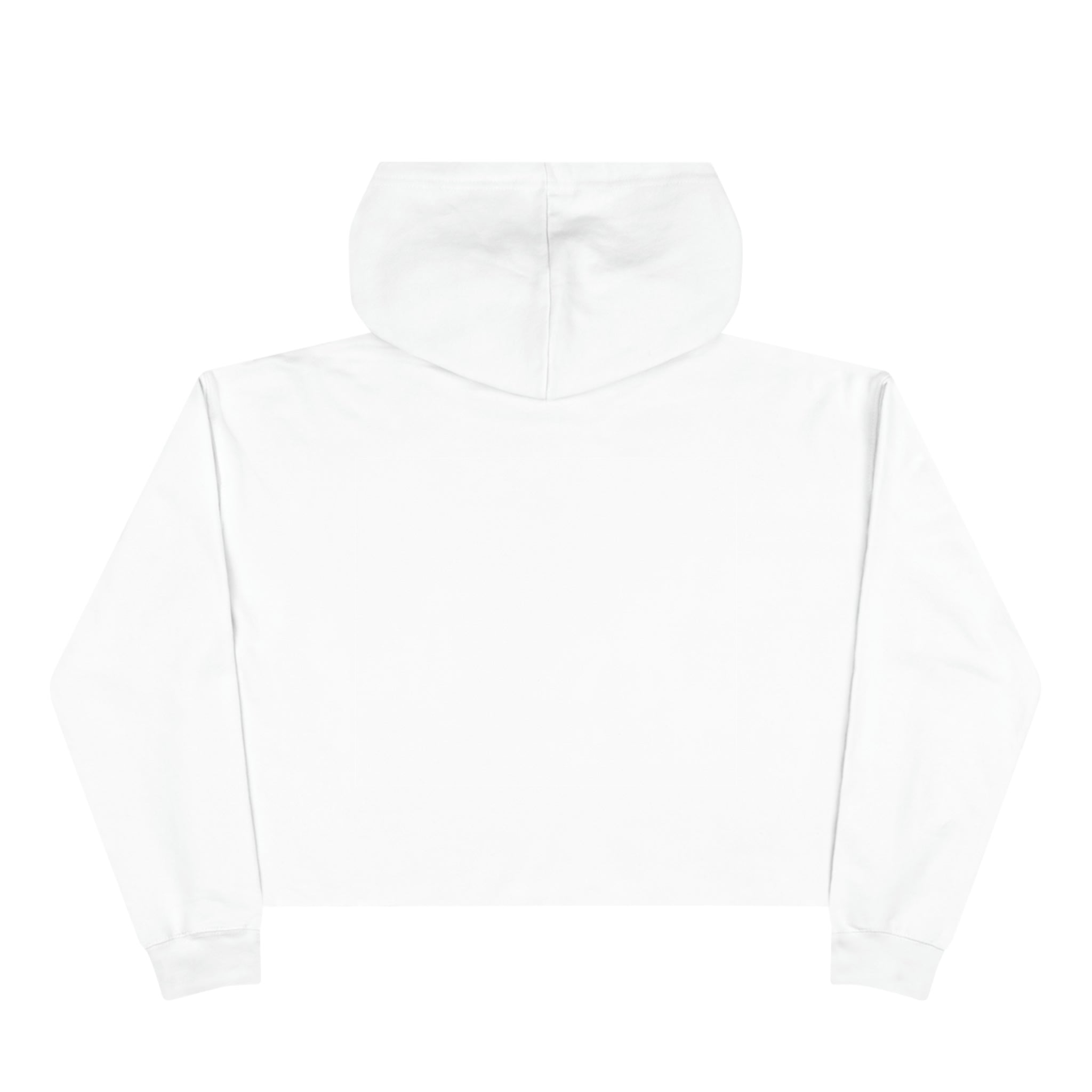 Layla Drip Hoodie in soft fleece with a stylish crop-top design and raw bottom hem, perfect for casual wear.