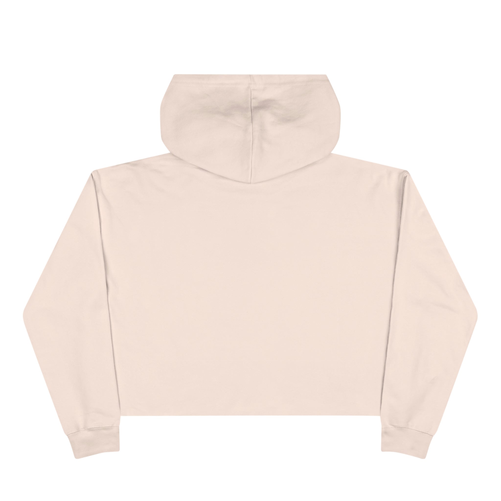 Layla Drip Hoodie in soft fleece with a stylish crop-top design and raw bottom hem, perfect for casual wear.