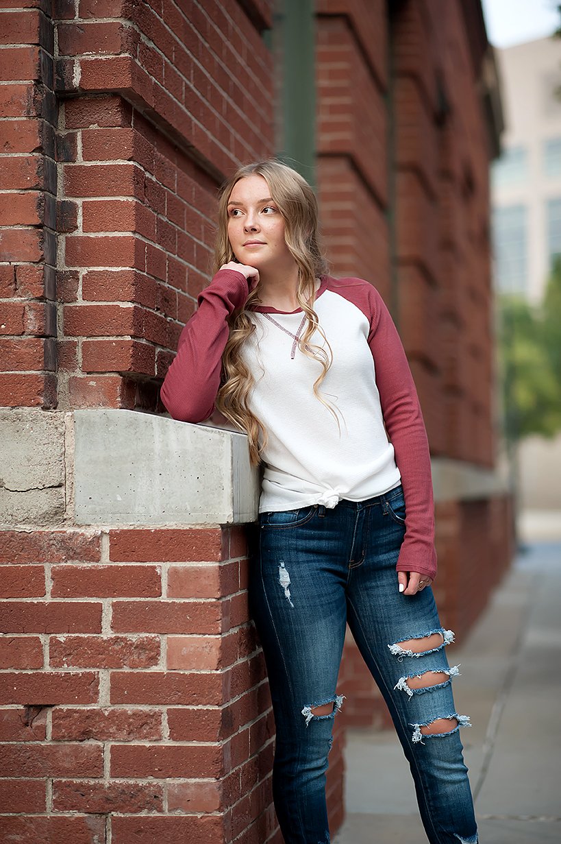 Long sleeve thermal baseball tee in ivory and red, showcasing its stylish design and comfortable fit.