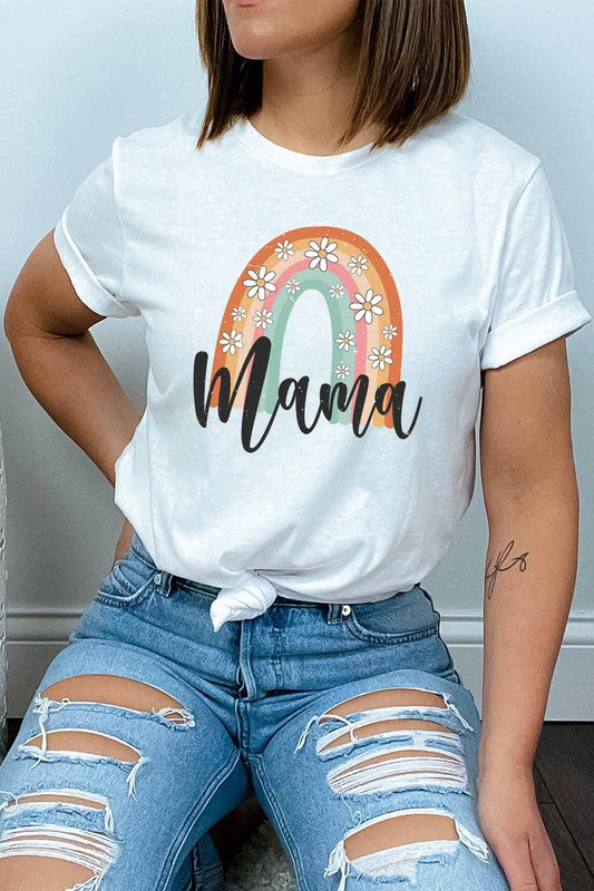 Mama Graphic Tee featuring a stylish design, made from high-quality cotton and polyester blend, perfect for casual wear.