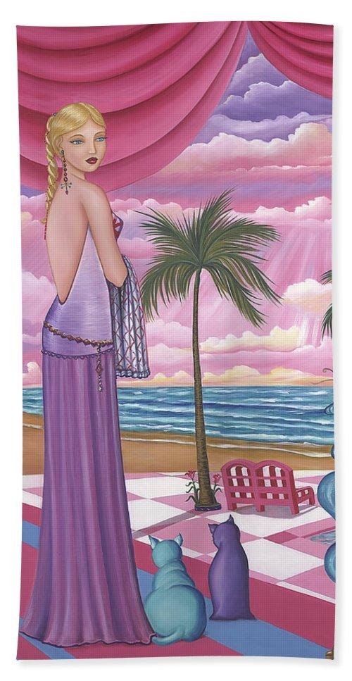 Melissa Beach Towel featuring vibrant printed design on soft microfiber with a white cotton back, perfect for beach or pool use.