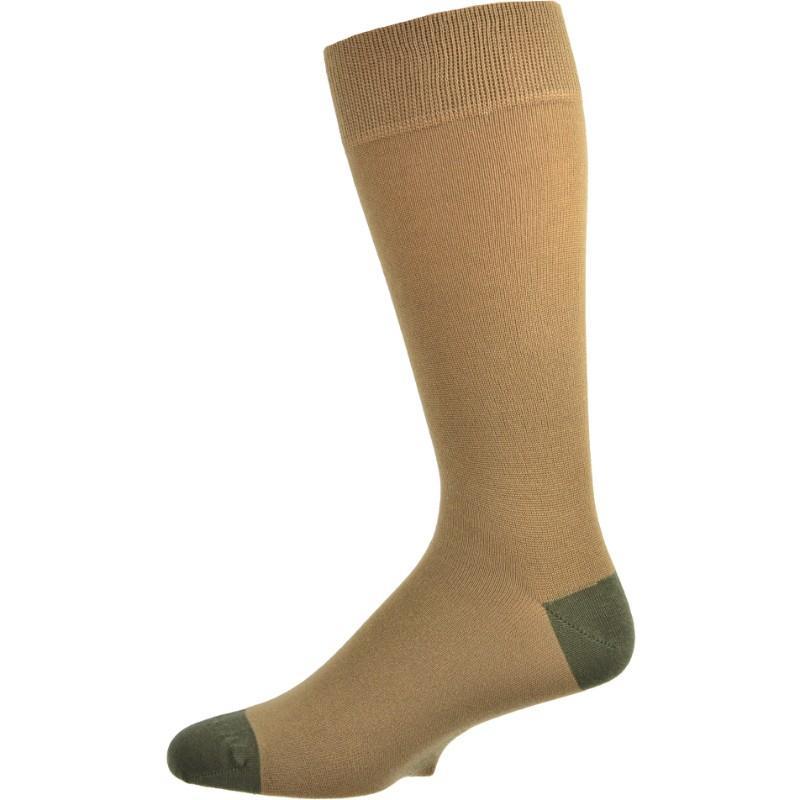 Men's Bamboo Socks featuring contrast heel and toe in various colors, showcasing their luxurious texture and stylish design.