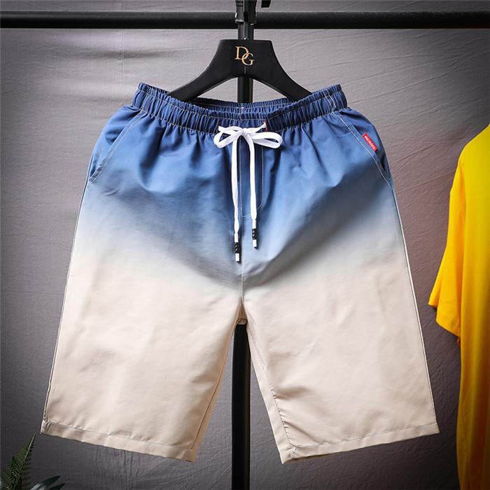 Men's Tooling Shorts in gradient color, knee-length design, perfect for summer casual wear.