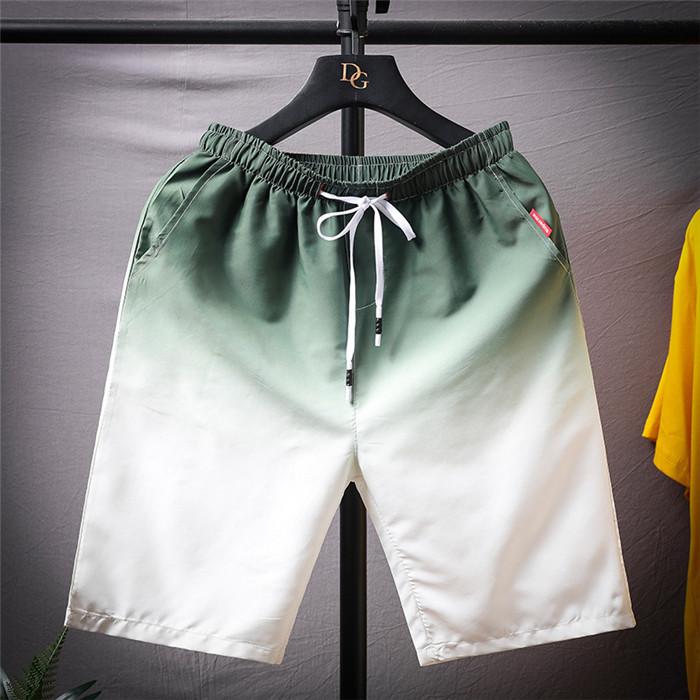 Men's Tooling Shorts in gradient color, knee-length design, perfect for summer casual wear.