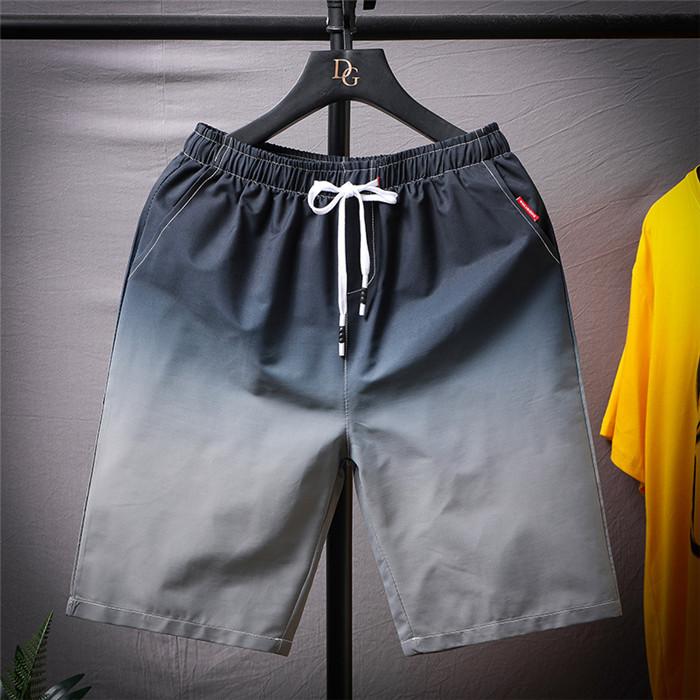 Men's Tooling Shorts in gradient color, knee-length design, perfect for summer casual wear.